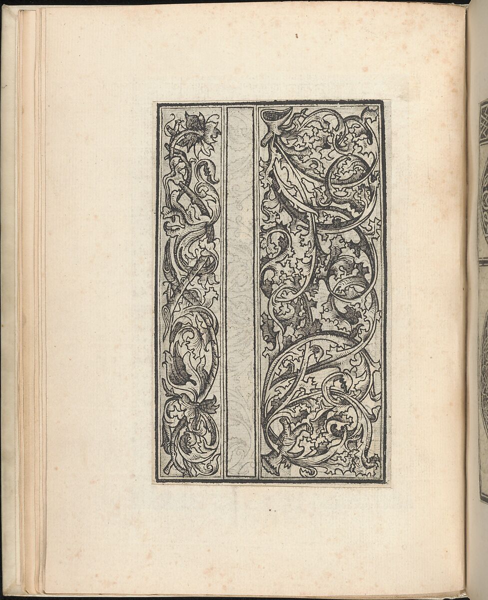 Esemplario di lavori, Nicolò Zoppino (Italian, Ferrara 1478/80–1544 Venice)  , Venice, Woodcut (pages inlaid, modern vellum binding)