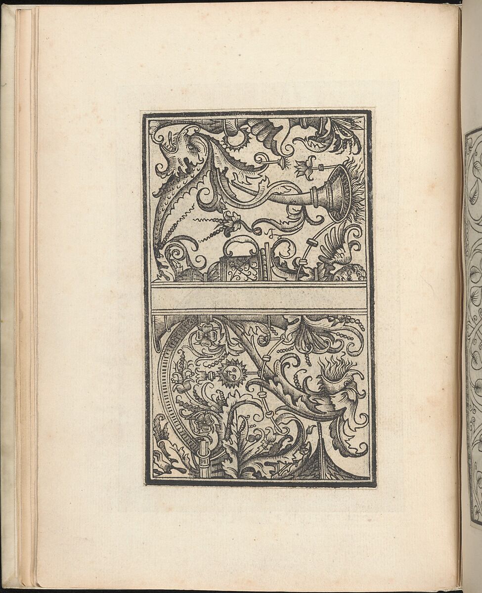 Esemplario di lavori, Nicolò Zoppino (Italian, Ferrara 1478/80–1544 Venice)  , Venice, Woodcut (pages inlaid, modern vellum binding)