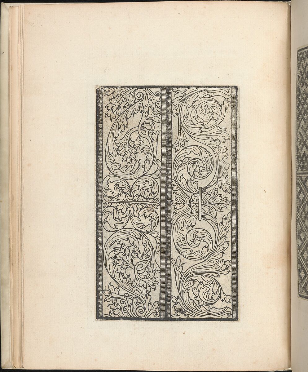 Esemplario di lavori, Nicolò Zoppino (Italian, Ferrara 1478/80–1544 Venice)  , Venice, Woodcut (pages inlaid, modern vellum binding)