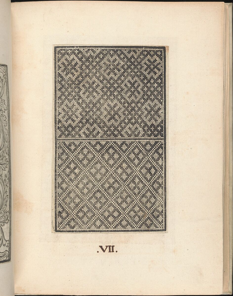 Esemplario di lavori, Nicolò Zoppino (Italian, Ferrara 1478/80–1544 Venice)  , Venice, Woodcut (pages inlaid, modern vellum binding)