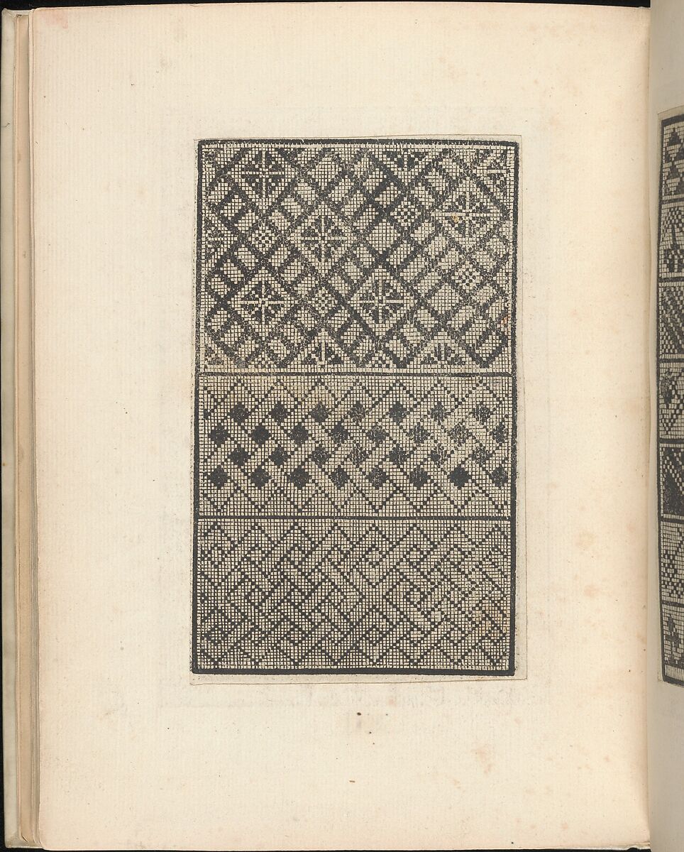 Esemplario di lavori, Nicolò Zoppino (Italian, Ferrara 1478/80–1544 Venice)  , Venice, Woodcut (pages inlaid, modern vellum binding)