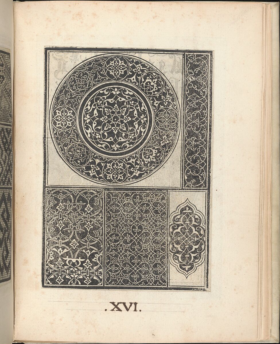 Esemplario di lavori, Nicolò Zoppino (Italian, Ferrara 1478/80–1544 Venice)  , Venice, Woodcut (pages inlaid, modern vellum binding)