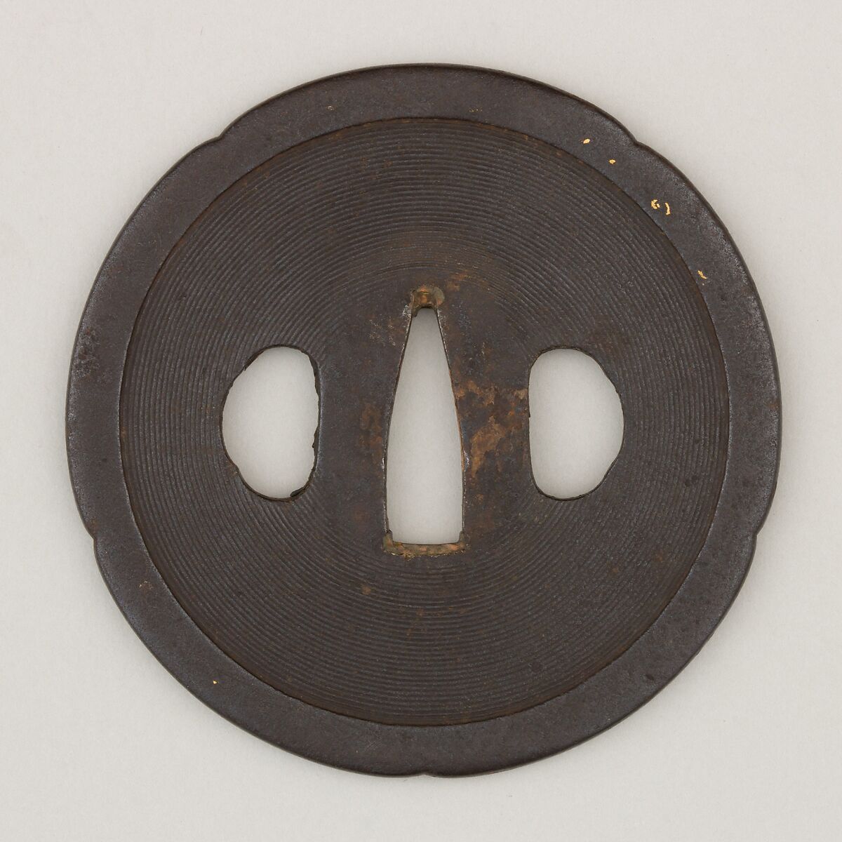 Sword Guard (<i>Tsuba</i>), Iron, copper, Japanese