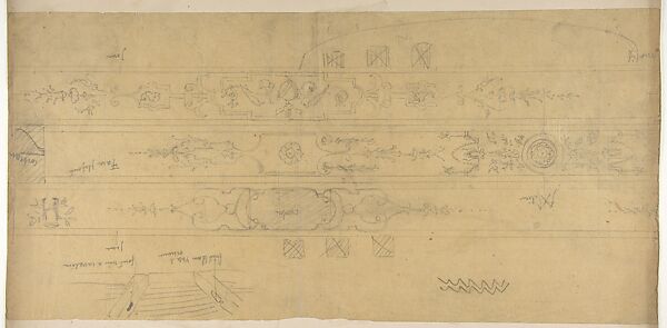 Design for Ceiling Decorations, Fontainebleau