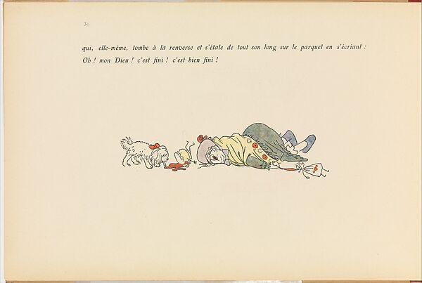 Une Histoire Qui Finit Mal, Text by Edmond Cuénoud, Color lithographs 