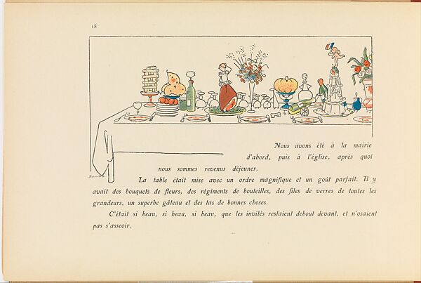 Une Histoire Qui Finit Mal, Edmond Cuénoud, Color lithograph