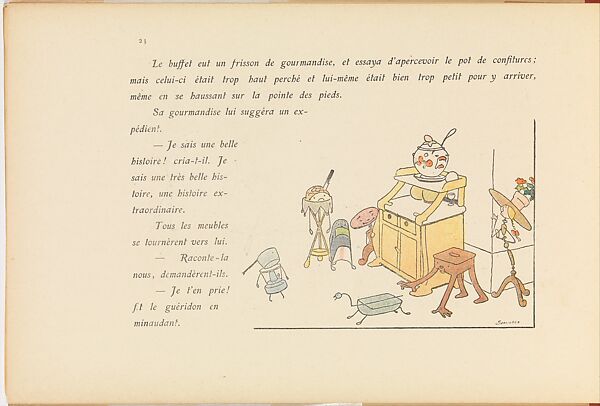 Une Histoire Qui Finit Mal, Edmond Cuénoud, Color lithograph