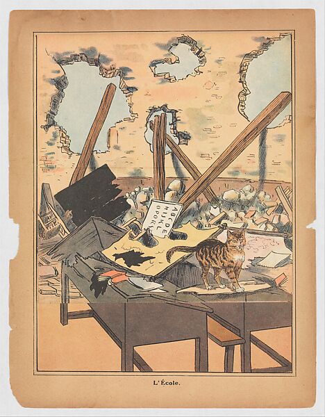 Une Histoire Qui Finit Mal, Edmond Cuénoud, Color lithograph