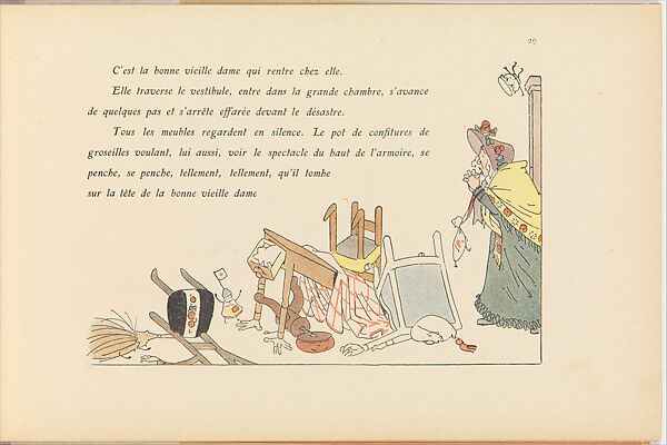 Une Histoire Qui Finit Mal, Edmond Cuénoud, Color lithograph