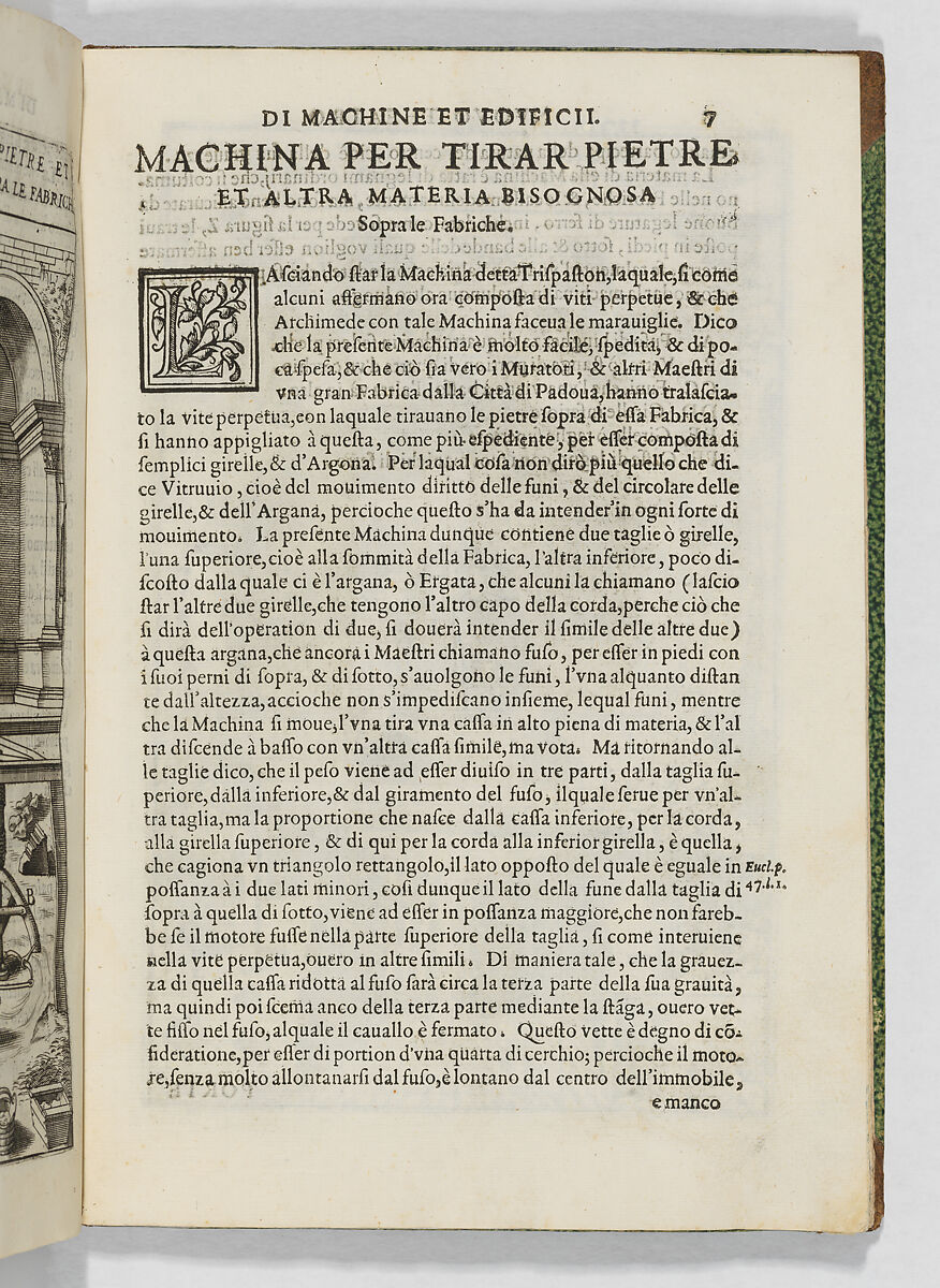 Novo Teatro di machine et edificii per varie et sicure operationi., Written by Vittorio Zonca (Italian, 1568–1602), Plates: engraving