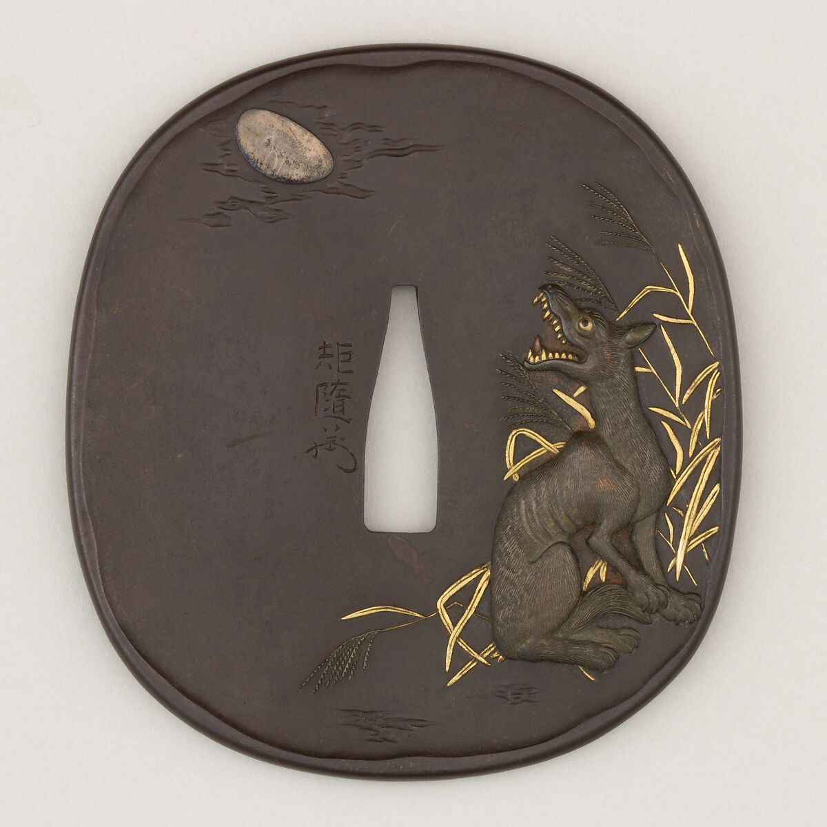 Sword Guard (<i>Tsuba</i>), Iron, bronze, gold, silver, copper, Japanese