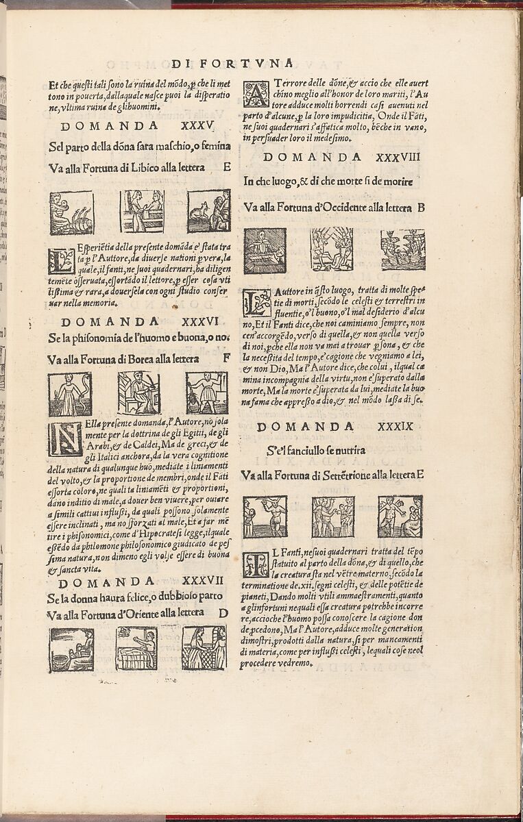 Triompho di Fortuna, Sigismundo Fanti (Italian, born Ferrara, active Venice 16th century), Printed book with woodcut illustrations