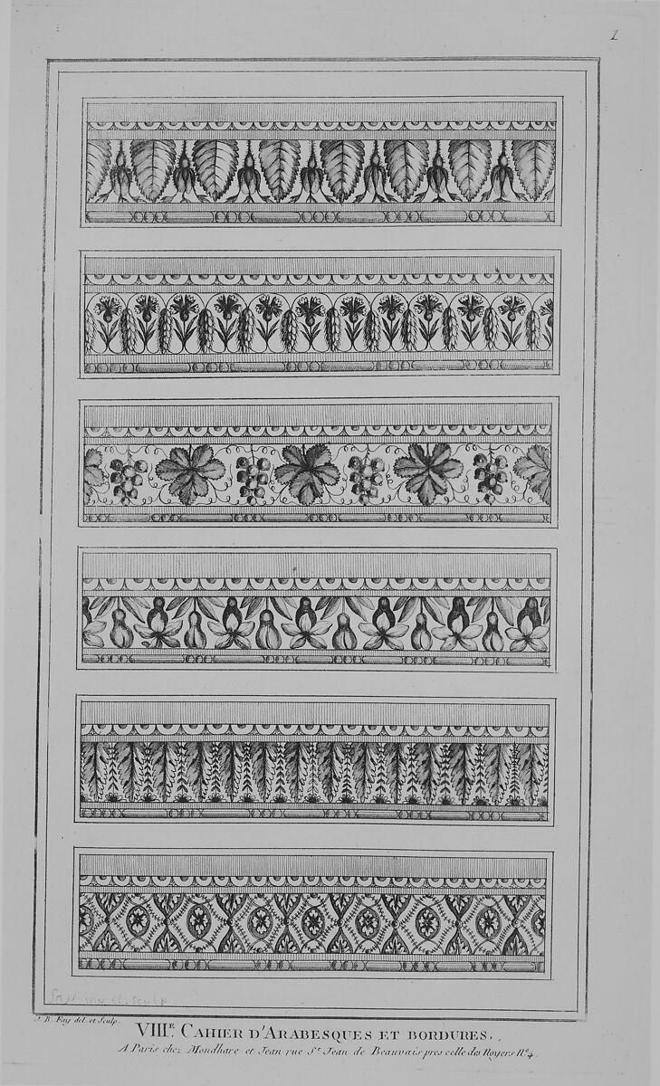 Oeuvres, J. B. Fay, Engraving