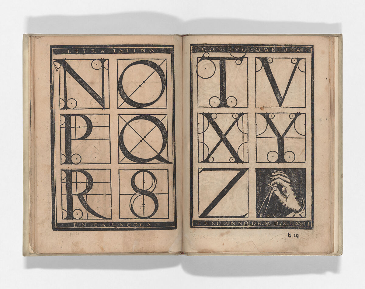 Libro Subtilissimo por el qual se enseña a escrevir . . . ., Juan de Yciar (Spanish, born Durango, 1523), plates: woodcut 