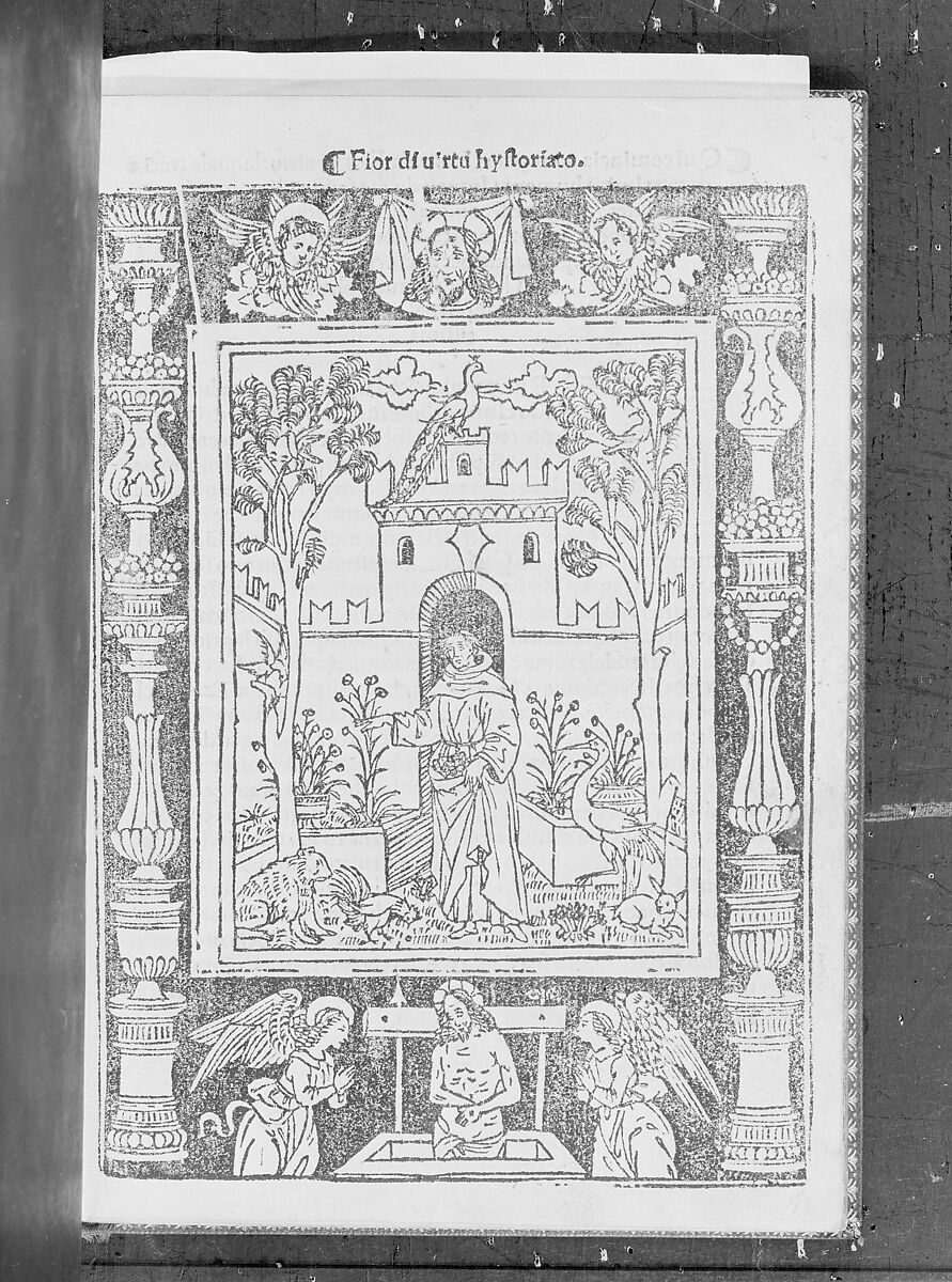 Fior di virtu hystoriato, Published by Gianstephano di Carlo da Pavia  , Florence