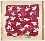 Textile Design with Floral Motif