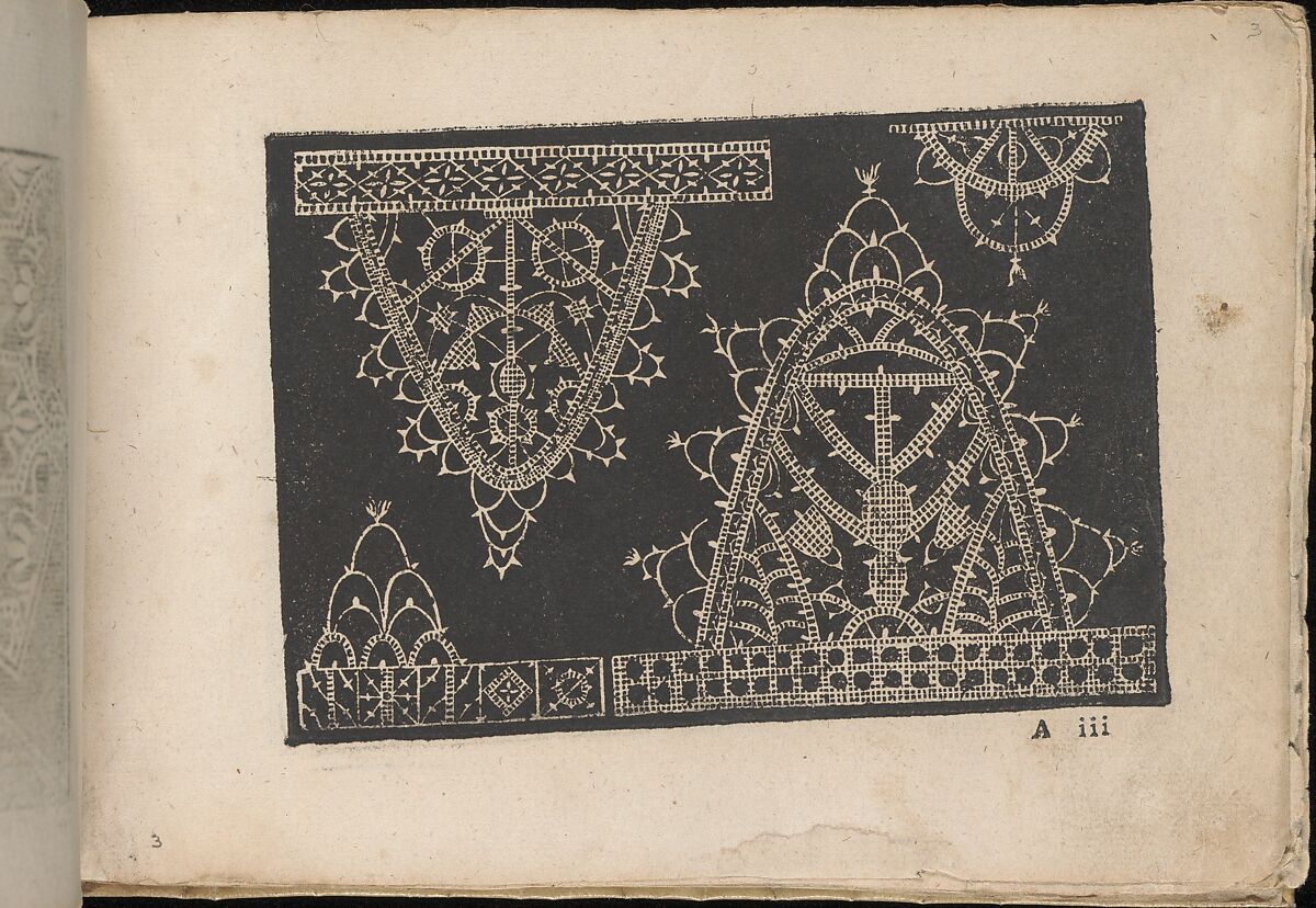 Fiori di Ricami Nuovamente Posti in Luce, Matteo Florimi (Italian, active Siena, ca. 1581–died 1613), Woodcut