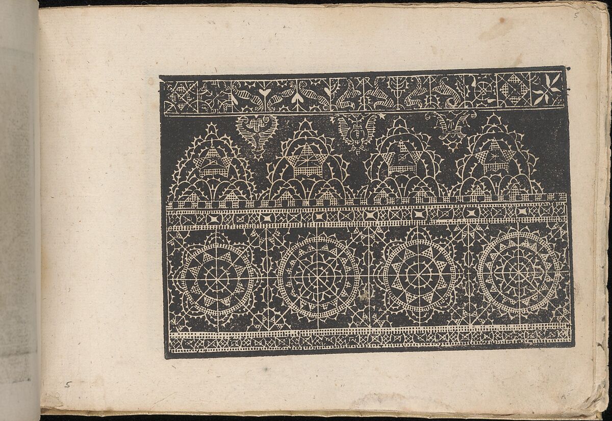 Fiori di Ricami Nuovamente Posti in Luce, Matteo Florimi (Italian, active Siena, ca. 1581–died 1613), Woodcut
