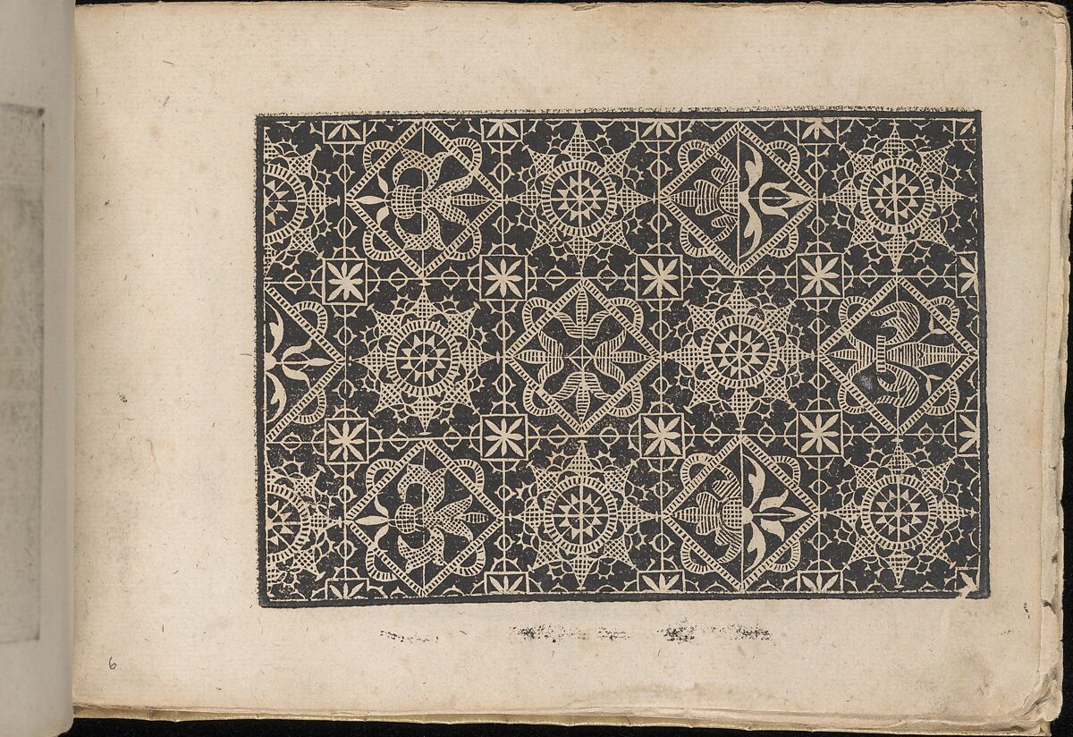 Fiori di Ricami Nuovamente Posti in Luce, Matteo Florimi (Italian, active Siena, ca. 1581–died 1613), Woodcut