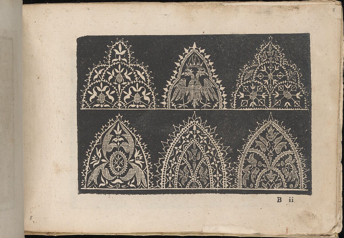 Fiori di Ricami Nuovamente Posti in Luce, Matteo Florimi (Italian, active Siena, ca. 1581–died 1613), Woodcut