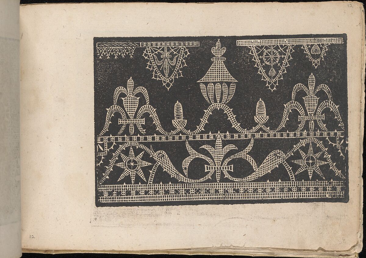 Fiori di Ricami Nuovamente Posti in Luce, Matteo Florimi (Italian, active Siena, ca. 1581–died 1613), Woodcut