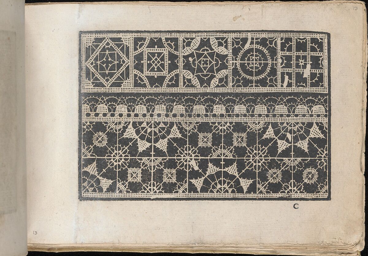 Fiori di Ricami Nuovamente Posti in Luce, Matteo Florimi (Italian, active Siena, ca. 1581–died 1613), Woodcut