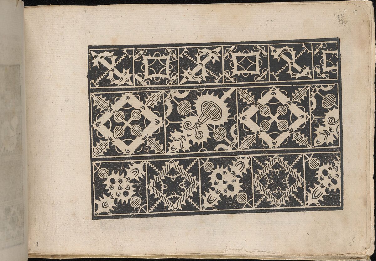 Fiori di Ricami Nuovamente Posti in Luce, Matteo Florimi (Italian, active Siena, ca. 1581–died 1613), Woodcut