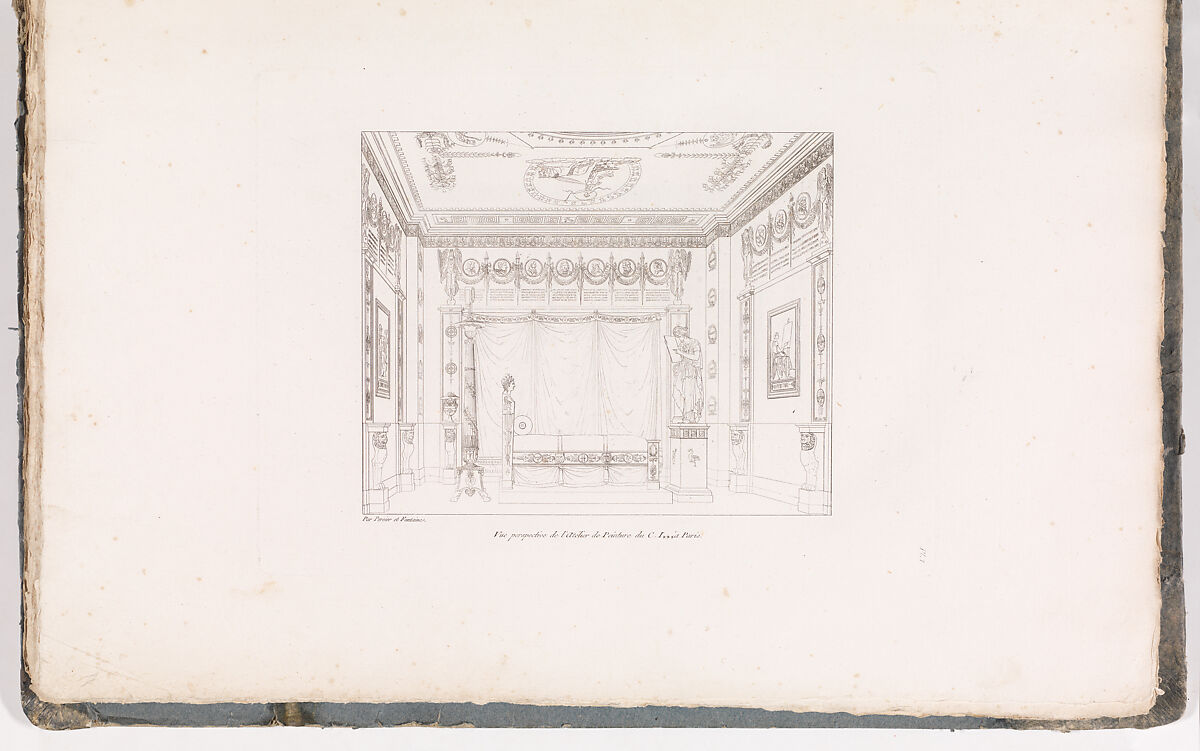 Recueil de Decorations Intérieures, Pierre François Léonard Fontaine (French, Pontoise 1762–1853 Paris), Engravings
