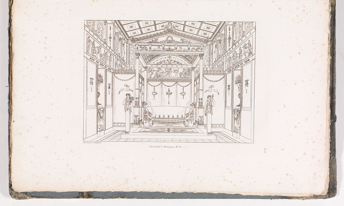 Recueil de Decorations Intérieures, Pierre François Léonard Fontaine (French, Pontoise 1762–1853 Paris), Engravings