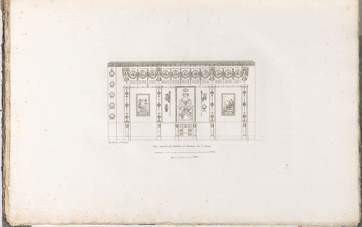 Recueil de Decorations Intérieures, Pierre François Léonard Fontaine (French, Pontoise 1762–1853 Paris), Engravings