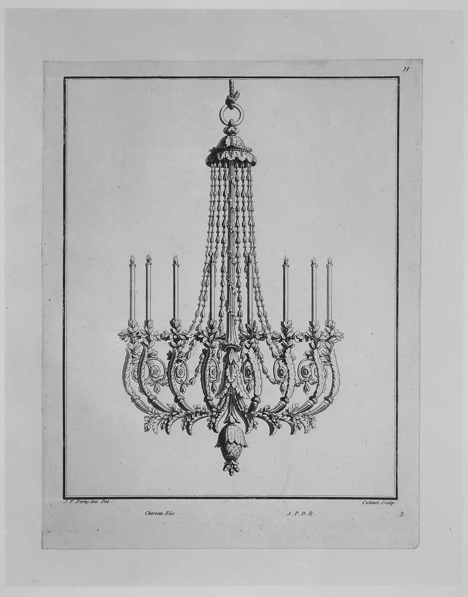 Oeuvres de Sculptures en Bronze, Jean François Forty (French, active Paris, 1775–90), Engraving 