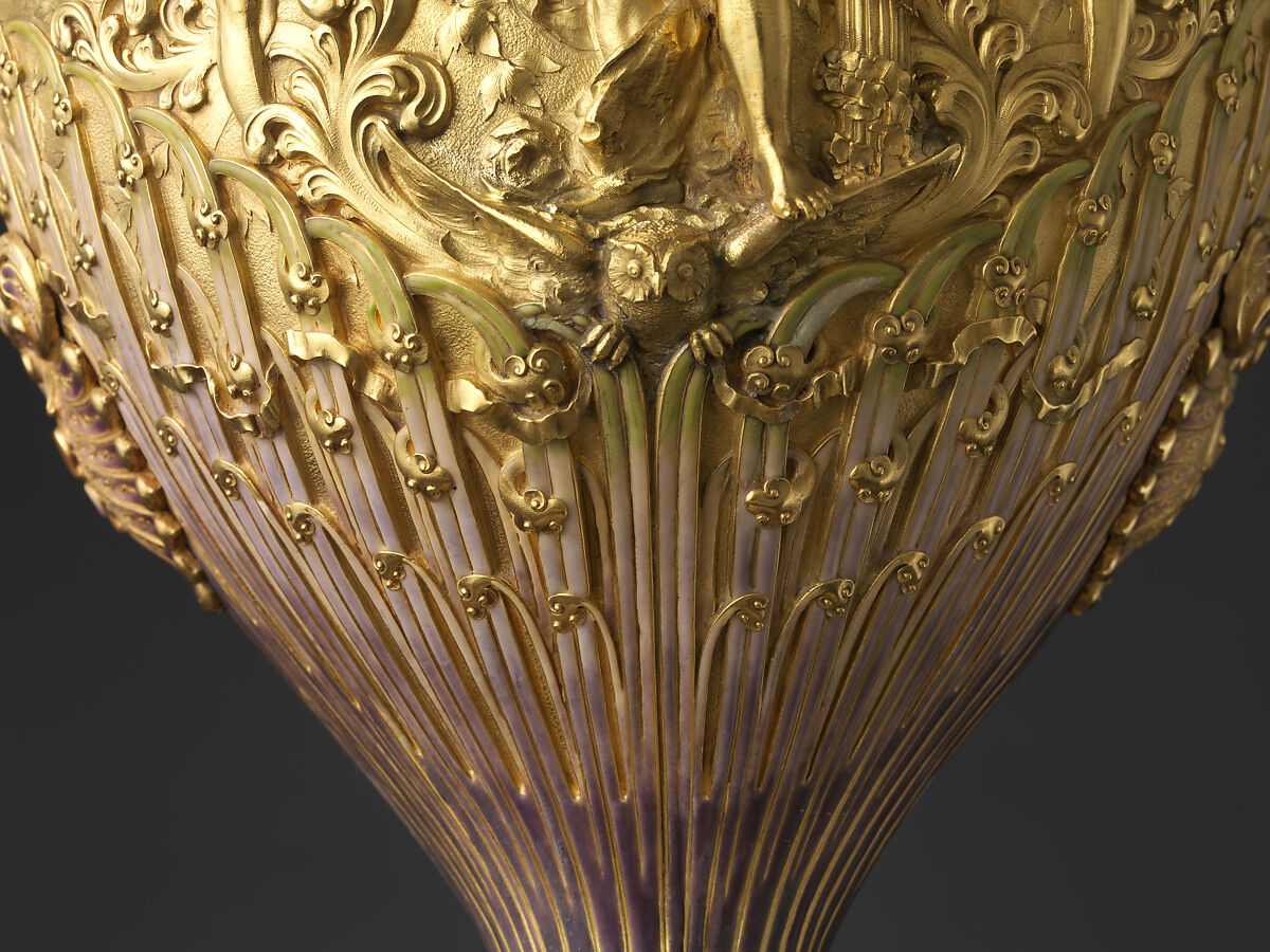 The Adams Vase, Designed by Paulding Farnham (1859–1927), Gold, amethysts, spessartites, tourmalines, fresh water pearls, quartzes, rock crystal, and enamel, American