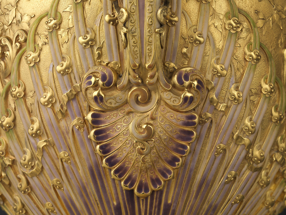 The Adams Vase, Designed by Paulding Farnham (1859–1927), Gold, amethysts, spessartites, tourmalines, fresh water pearls, quartzes, rock crystal, and enamel, American