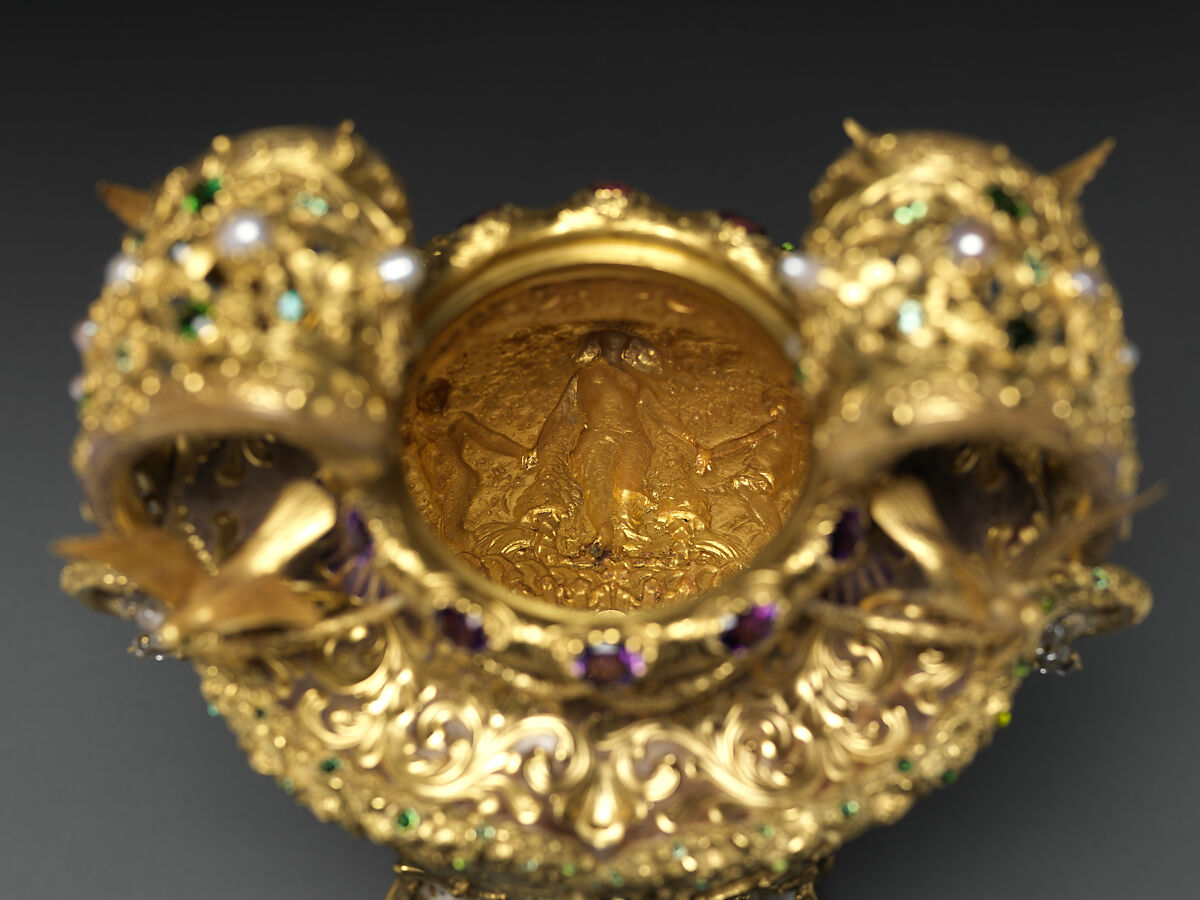 The Adams Vase, Designed by Paulding Farnham (1859–1927), Gold, amethysts, spessartites, tourmalines, fresh water pearls, quartzes, rock crystal, and enamel, American