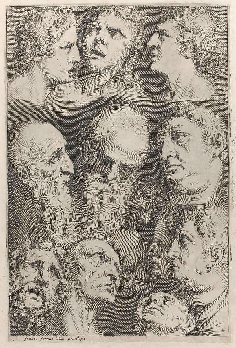 'Regole per Imparar a Disegnar i corpi humani ... Giacomo Palma' Libro Primo (title page and 7 plates), bound together with Libro Secondo (title page and 11 plates), Jacopo Palma the Younger (Italian, Venice ca. 1548–1628 Venice), Etching