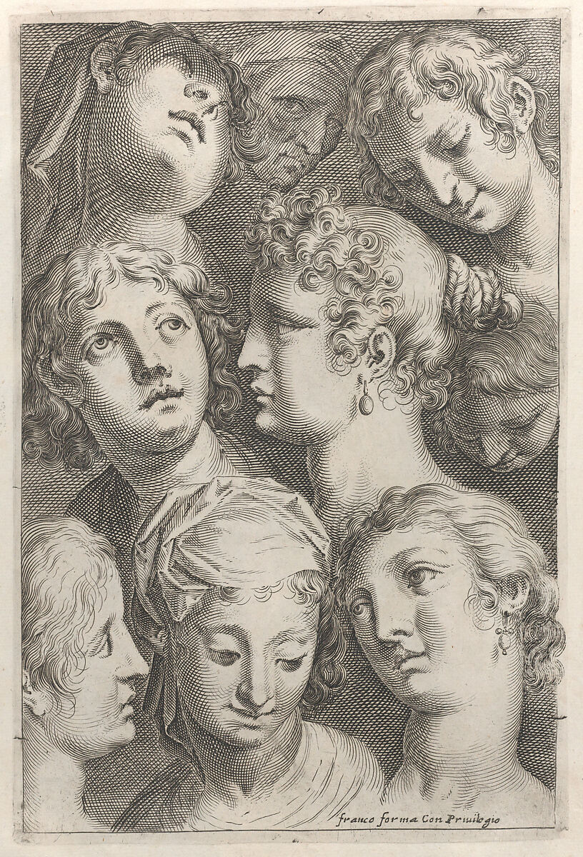 'Regole per Imparar a Disegnar i corpi humani ... Giacomo Palma' Libro Primo (title page and 7 plates), bound together with Libro Secondo (title page and 11 plates), Jacopo Palma the Younger (Italian, Venice ca. 1548–1628 Venice), Etching