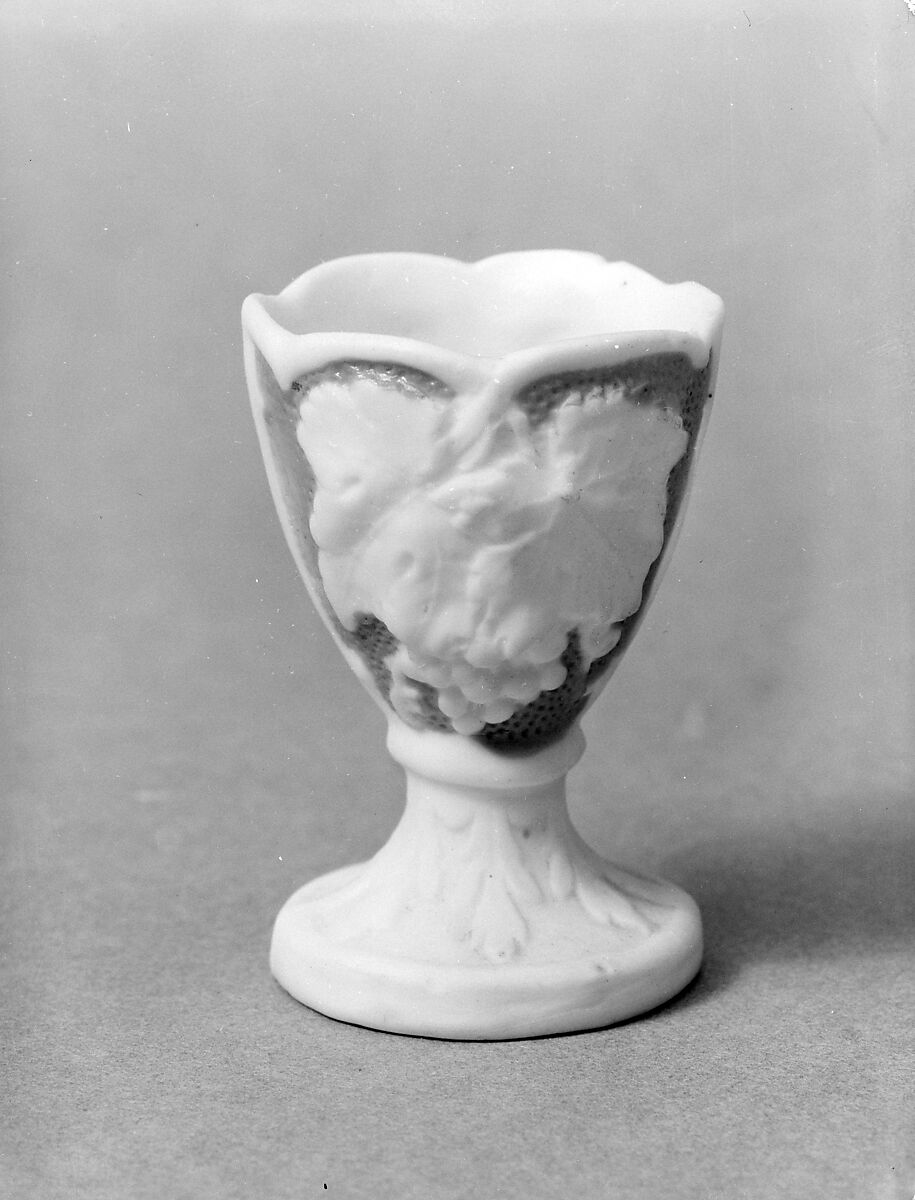 Egg Cup, Parian porcelain, American 