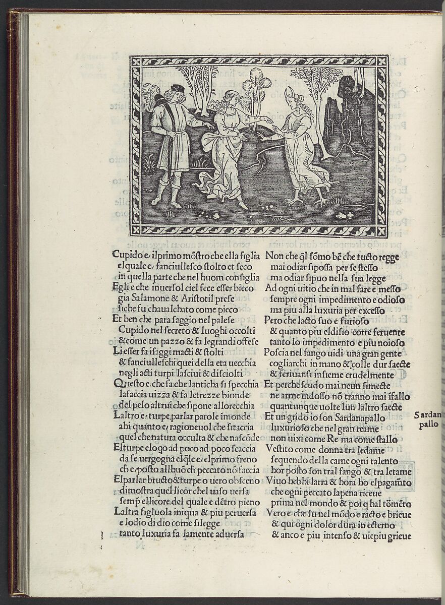Quatriregio (Four Realms), Written by Federico Frezzi (ca. 1346–1416), Printed book with woodcut illustrations