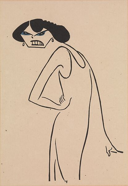 Stage Folks; A Book of Caricatures, Alfred J. Frueh (American, Lima, Ohio 1880–1968 Sharon, Connecticut), Linoleum cut