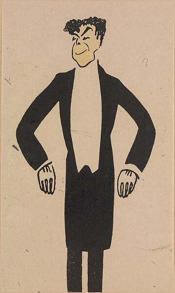 Stage Folks; A Book of Caricatures, Alfred J. Frueh (American, Lima, Ohio 1880–1968 Sharon, Connecticut), Linoleum cut