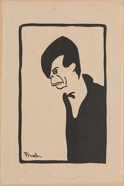 Stage Folks; A Book of Caricatures, Alfred J. Frueh (American, Lima, Ohio 1880–1968 Sharon, Connecticut), Linoleum cut