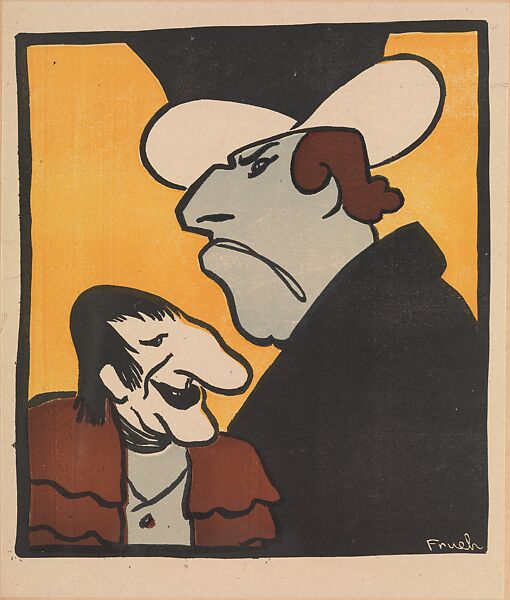 Stage Folks; A Book of Caricatures, Alfred J. Frueh (American, Lima, Ohio 1880–1968 Sharon, Connecticut), Linoleum cut