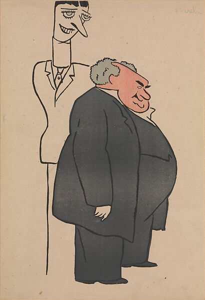 Stage Folks; A Book of Caricatures, Alfred J. Frueh (American, Lima, Ohio 1880–1968 Sharon, Connecticut), Linoleum cut