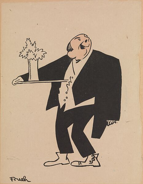 Stage Folks; A Book of Caricatures, Alfred J. Frueh (American, Lima, Ohio 1880–1968 Sharon, Connecticut), Linoleum cut
