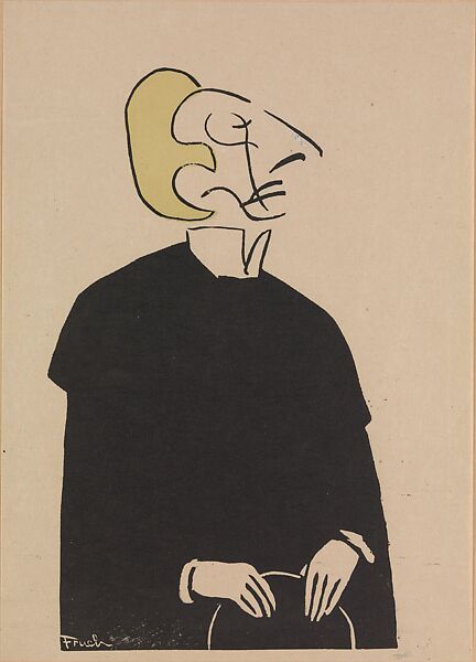 Stage Folks; A Book of Caricatures, Alfred J. Frueh (American, Lima, Ohio 1880–1968 Sharon, Connecticut), Linoleum cut