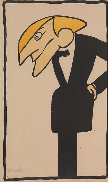 Stage Folks; A Book of Caricatures, Alfred J. Frueh (American, Lima, Ohio 1880–1968 Sharon, Connecticut), Linoleum cut