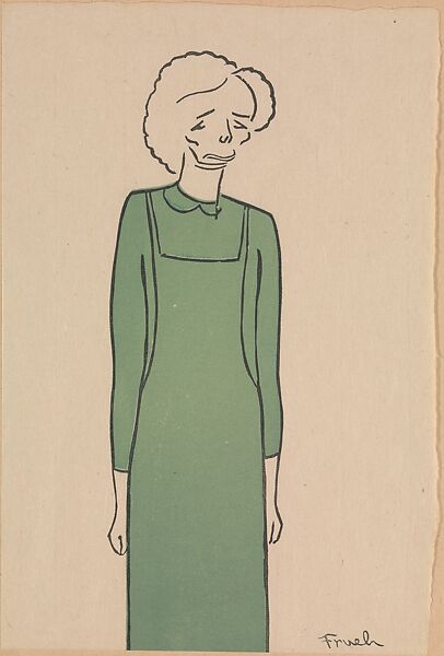 Stage Folks; A Book of Caricatures, Alfred J. Frueh (American, Lima, Ohio 1880–1968 Sharon, Connecticut), Linoleum cut