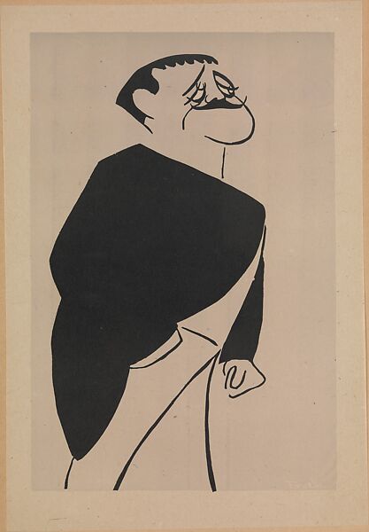 Stage Folks; A Book of Caricatures, Alfred J. Frueh (American, Lima, Ohio 1880–1968 Sharon, Connecticut), Linoleum cut