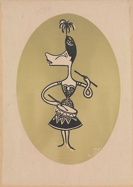 Stage Folks; A Book of Caricatures, Alfred J. Frueh (American, Lima, Ohio 1880–1968 Sharon, Connecticut), Linoleum cut