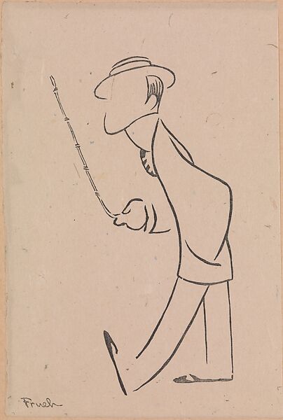 Stage Folks; A Book of Caricatures, Alfred J. Frueh (American, Lima, Ohio 1880–1968 Sharon, Connecticut), Linoleum cut